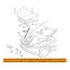 Genuine Toyota 53440-08010 Hood Support Assembly