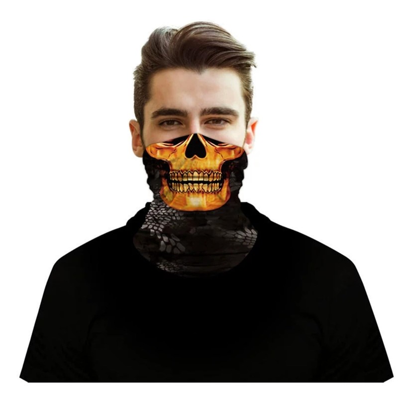 WYSUMMER Scarves Bandanas Skull Face Tube Headband, Gaiter Head Wrap