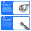 FOCKEAMS 14mm/0.55in Nut Setter Driver Drill Bit,Quick-Change,Impact Nut Driver Kit