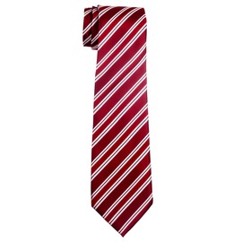 Retreez Young Woven Tie Preppy Striped – 8-10 Years - red