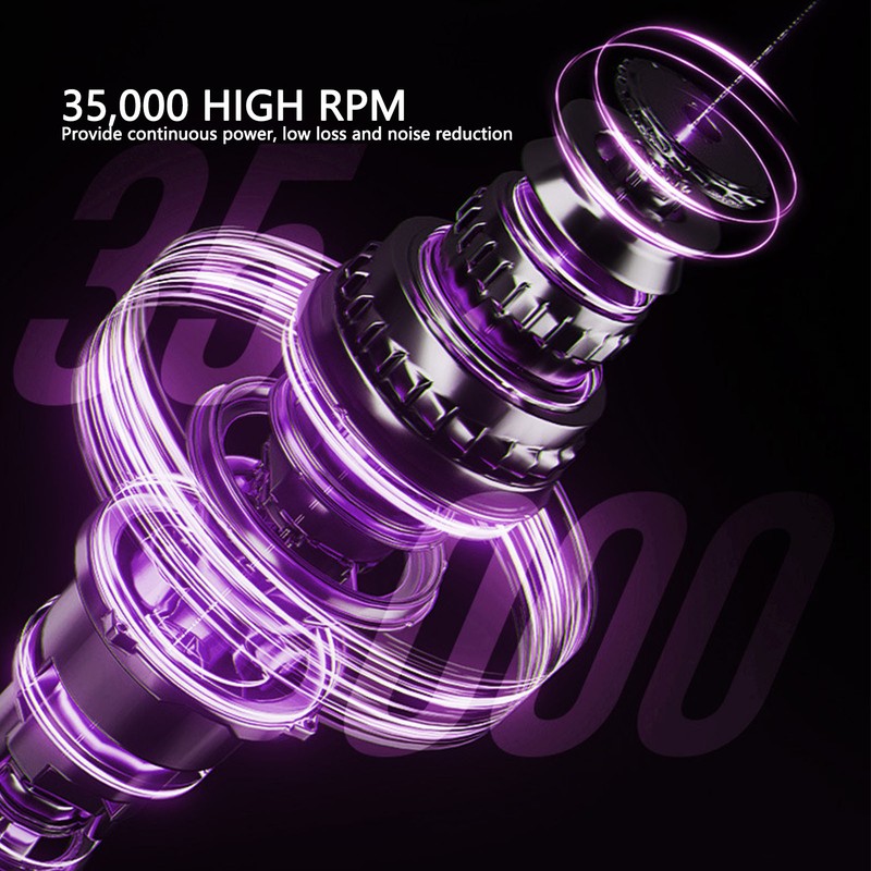 Nail Drill Machine Portable High Speed 35000RPM Rechargeable Nail Art