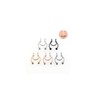 SSQKYZCSYZ 5Pcs Stainless Steel Nose Rings Hoop Gradient Nose Studs