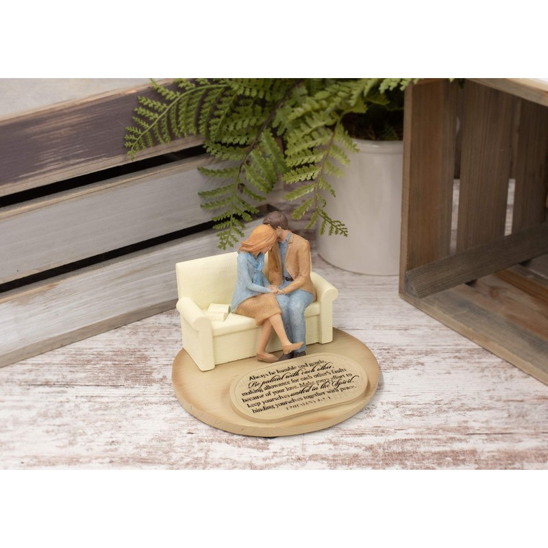 Lighthouse Christian Products Praying Husband Wife United in The Spirit