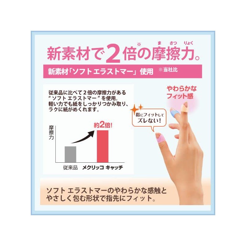 Plus KM-305RL Ring Shaped Finger Sack, Catching Fingertip Beauties, Size