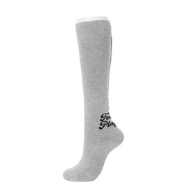 Pin Apparel 622-4186114 Women's High Socks (Heel Hold: Anti-Slip) / Golf Socks, 022_heather gray