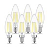 SSXBF E14 European Base LED Candelabra Light Bulbs 40W Equivalent,