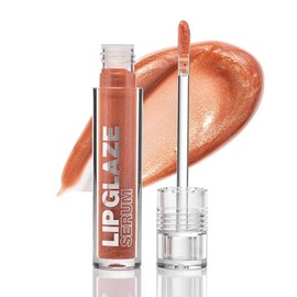 Palladio Serum Brilloso Labial - Brillo Labial Hidratante con Péptidos y Ácido Hialurónico para Labios Hidratados, Suaves y Nutridos - Vegano, Acabado Brillante No Pegajoso (Bellini Fizz)