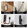 Magnetic Remote Leash Control Holder with Security Cable, Retractable Tidy