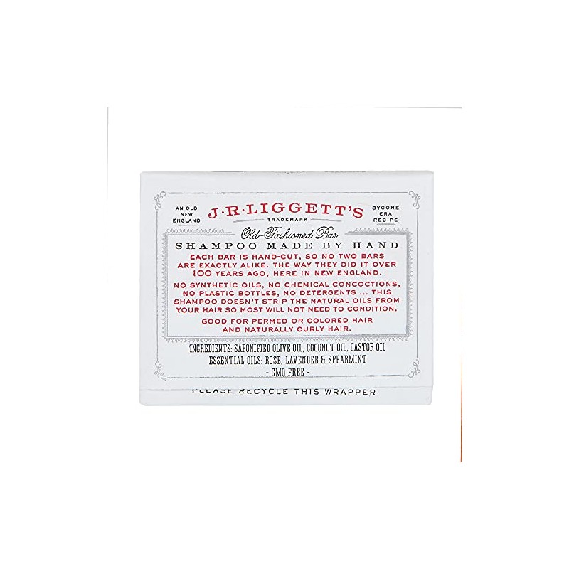 J. R. Liggett 2 Original Shampoo Bars + Wood Shelf