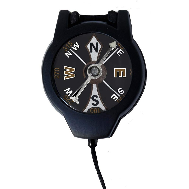 Wallis Brújula, Color Negro, Pequeño