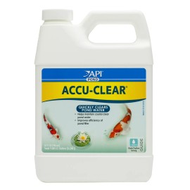API Pond Accu Clear 32 oz Pond Water Clarifier Clears Cloudy Water Fast