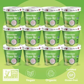 Gabriel & Daniel Creamy Rice Hot Cereal Cup – Non-GMO, Pure and Organic Gluten Free Cereal – Rich in Iron & Essential Nutrients for a Nourishing and Instant Breakfast – Quick & Easy Meal (Pack of 12)