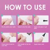 Melous Medium Stiletto Gel False Nail Tips, 120 PCS Pre