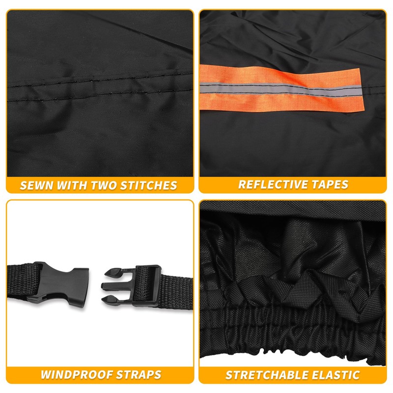 Partuto Car Cover Waterproof All Weather Sun Rain Protection Full