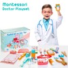 Wooden Dentist Kit for Kids, 41 Pieces Toy Medical Kit