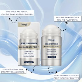 Collagen Peptide Firming Serum Stick - Advanced Retinol Firming Serum Stick for Women, Firming Stick for Face and Neck, Visibly Tighten and Firm Wrinkles & Laugh Lines, Improve Skin Elasticity(2PCS)