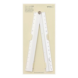 Midori Multi Aluminium Ruler 30cm Silver (42253006)