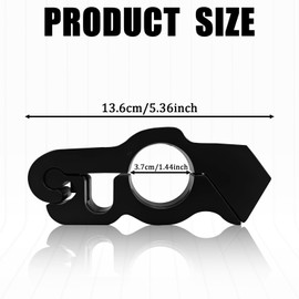 Pvotawp Motorcycle Locks Anti Theft Motorcycle Throttle Lock, Heavy Duty Bike Handlebar Lock Motorcycle Alarm Scooter Locks, Adjustable Moped Grip Brake Lever Security Motorcycle Locks(Black)