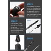 3/8" Keyless Drill Chuck Adapter 0.8-10mm, 1/4-Inch Hex Shank, Capacity
