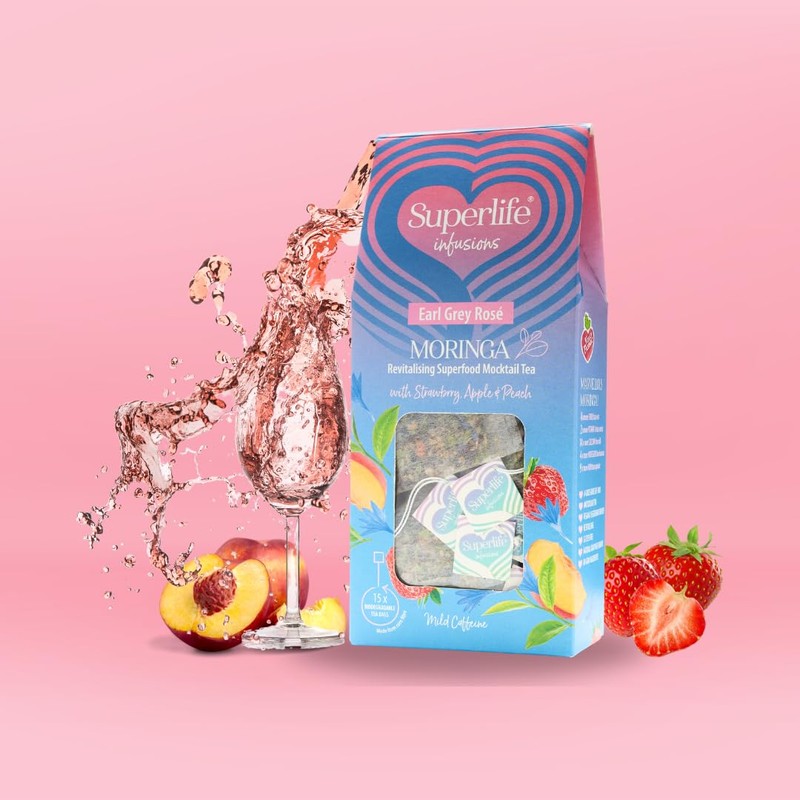 Superlife Infusions Moringa Infused Tea 15 Tea Bags Earl Grey