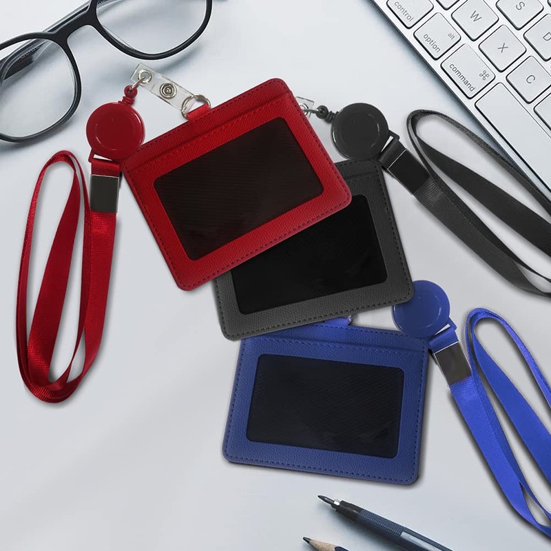 HYCOPROT - Soporte para tarjetas de identificación con cordón de
