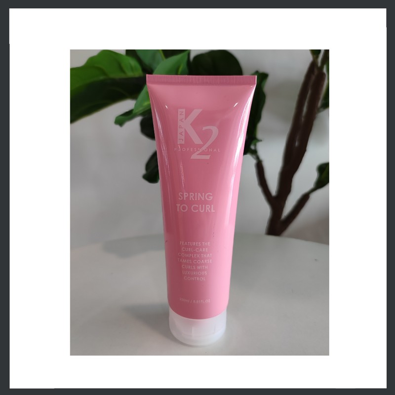 K2 PROFESSIONAL CURL CREAM 250ML SPRING TO CURL CREAM 增强紧卷头发