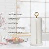 Y Luxe Marble Countertop Paper Towel Holder - Elegant Kitchen/Bathroom