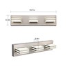 yumcrelect Brushed Nickel Vanity Lights for Bathroom Light Fixtures (3-Light,
