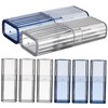 Operitacx 8pcs Portable Storage Boxes Transparent Organizers for Toothpicks Floss