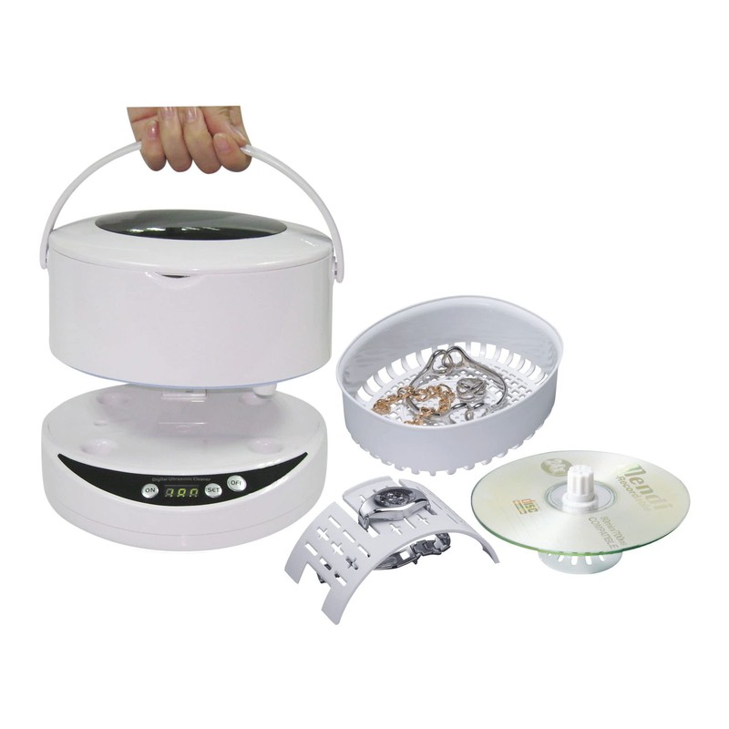 iSonic® Ultrasonic Jewelry Cleaner CDS200B with Cleaning Solution Concentrate CSGJ01,