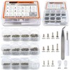 1100Pcs (11 Sizes) Micro Screw Kit Eyeglass Sunglass Repair Kit