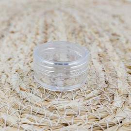 5g transparent plastic lid empty bottle (transparent) / 5g 투명 플라스틱 뚜껑 공병(투명)