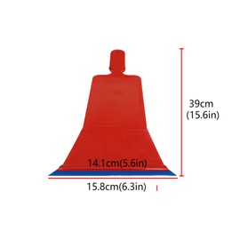GWEITOOL Window Tint Tools Professional Long Handle Bulldozer Squeegee with Bevel Blade Replaceable for Front & Back Rear Window Film Installation - Red