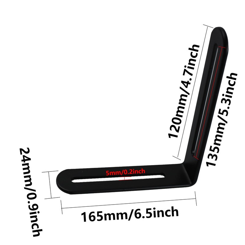 esahpss Adjustable Long Hole Movable Stainless Steel Corner Code 90