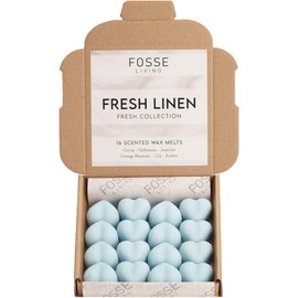 Fresh Linen Strong Scented Wax Melts 16 Pack - The Gift for Every Occasion – Made in the UK - Cotton Fresh Scent