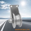 3in Stainless Steel Sliding Gate Wheels U Groove Track Roller