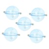 SUPVOX High Visibility Fishing Float Balls 5pcs Spherical Strong Buoyancy
