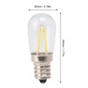 5Pcs Refrigerator Lamp Bulb Low Heat Low Power Consumption E12