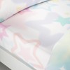 Catherine Lansfield Ombre Stars Single Fitted Sheet White