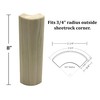 3/4" x 2 1/4" x 8" Poplar (Paint Grade) Hardwood
