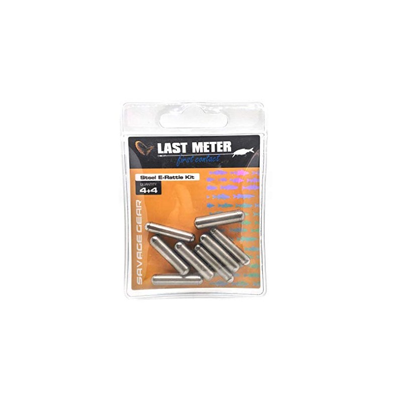 Savage Gear Steel E-Rattle Kit - 8 Rattles for Rubber