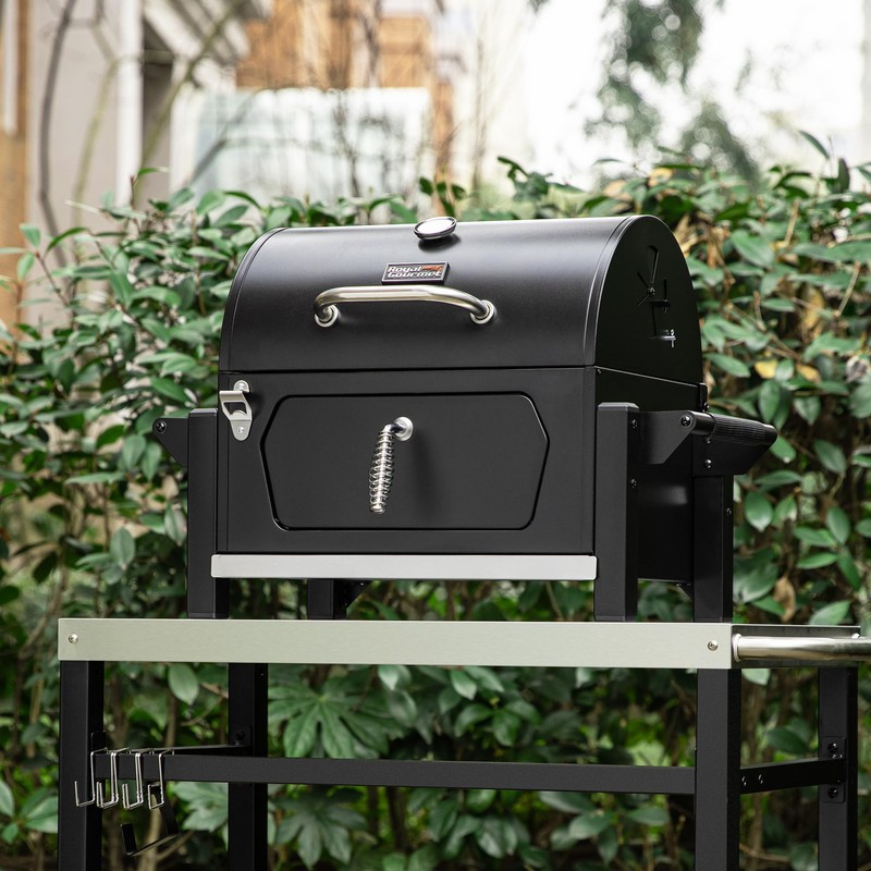 Royal Gourmet CD1519 Portable Charcoal Grill with Warming Rack, Tabletop