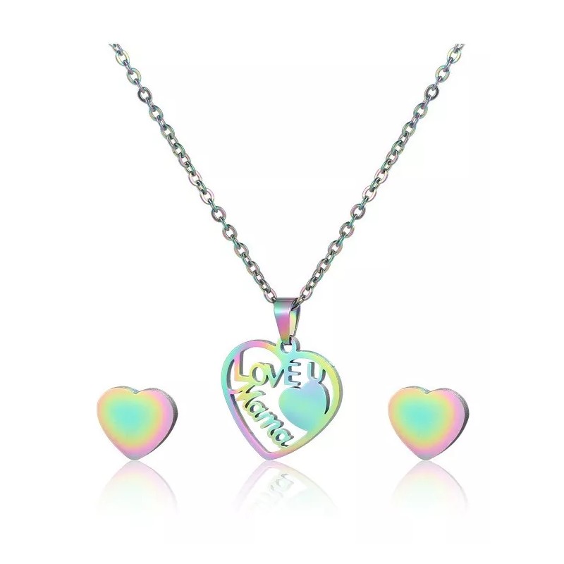 KH Set Collar Aretes Día De La Madre Mamá 10