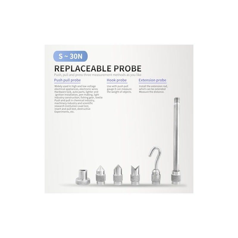 Digital Force Gauge Push and Pull Meter Dynamometer Tension Pressure