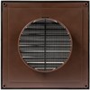 Vent Systems 100mm Outdoor Vent Cover - Bathroom Exhaust Vent