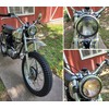 Alchemy Parts 5.75" INCH Guard Metal Headlight Cover for Scrambler