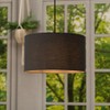MiniSun MiniSun | Medium Modern Charcoal Grey Drum Light Shade