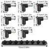 ELFJMZP DC Adapter Plug Set 8-in-1 90 Degree Right Angle