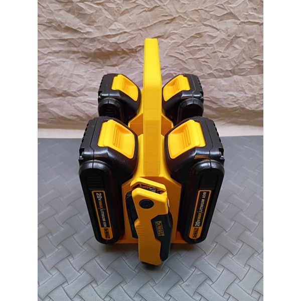 Foam Kraft 4X FOAM KRAFT DEWALT BATTERY CARRIER TOOL YELLOW