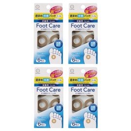 Kokubo C-779 Foot Care Bottom Blister Protection Pad (Circle), 6 Sheets x 4 Pieces